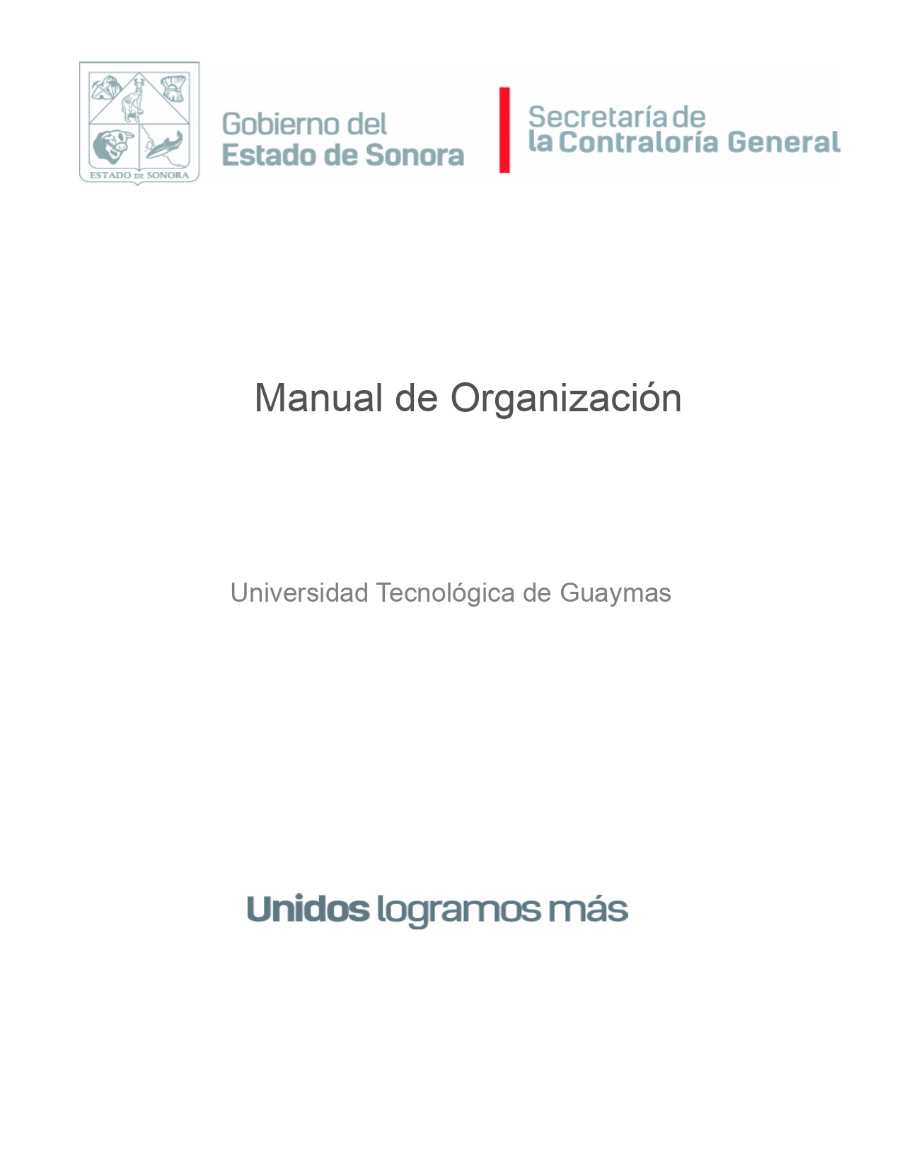 Manual de Organización